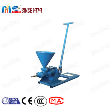 Adjustable Grouting Speed Mortar Grout Manual Pump Machine For Tunnel Mining Roads